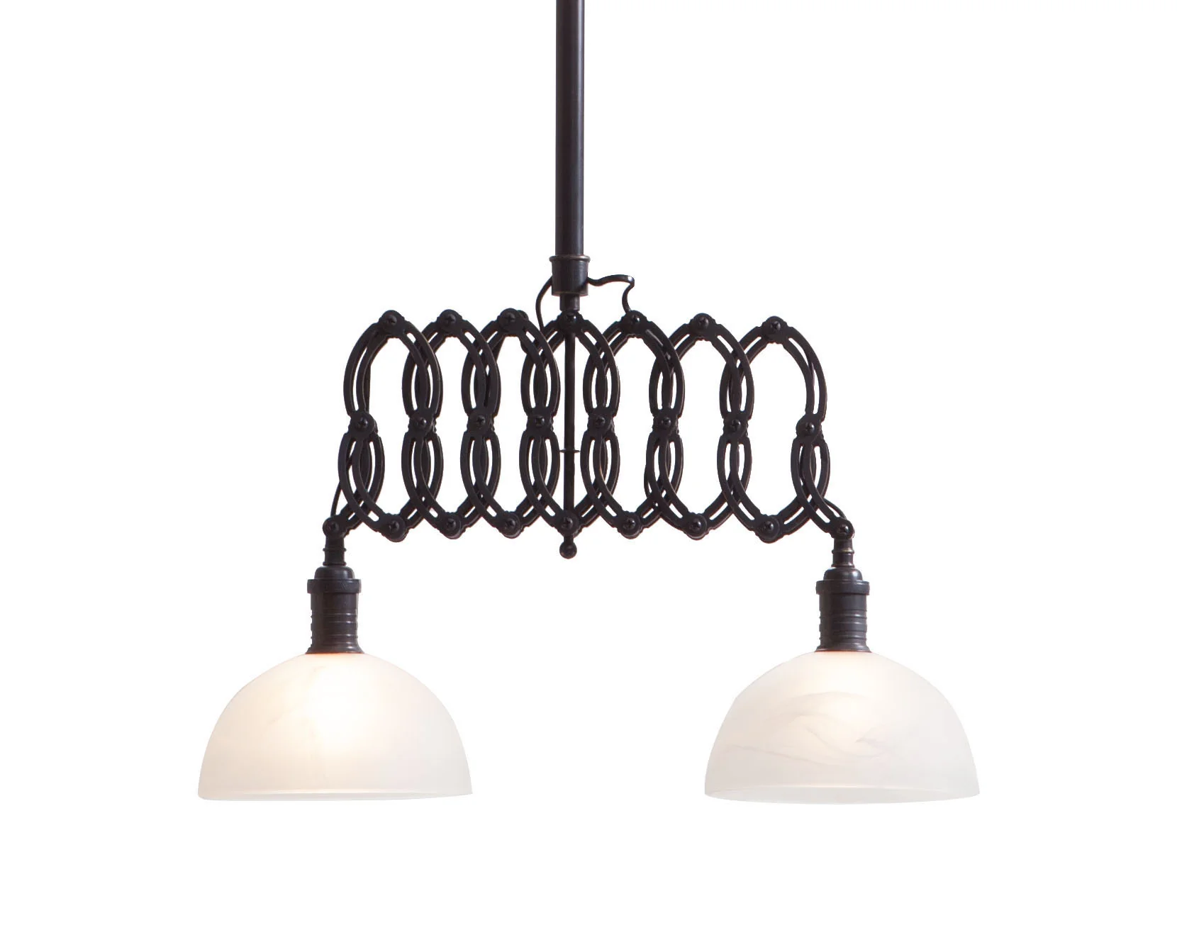 Jade Ceiling Lamp Antique Black Gold - Image 4