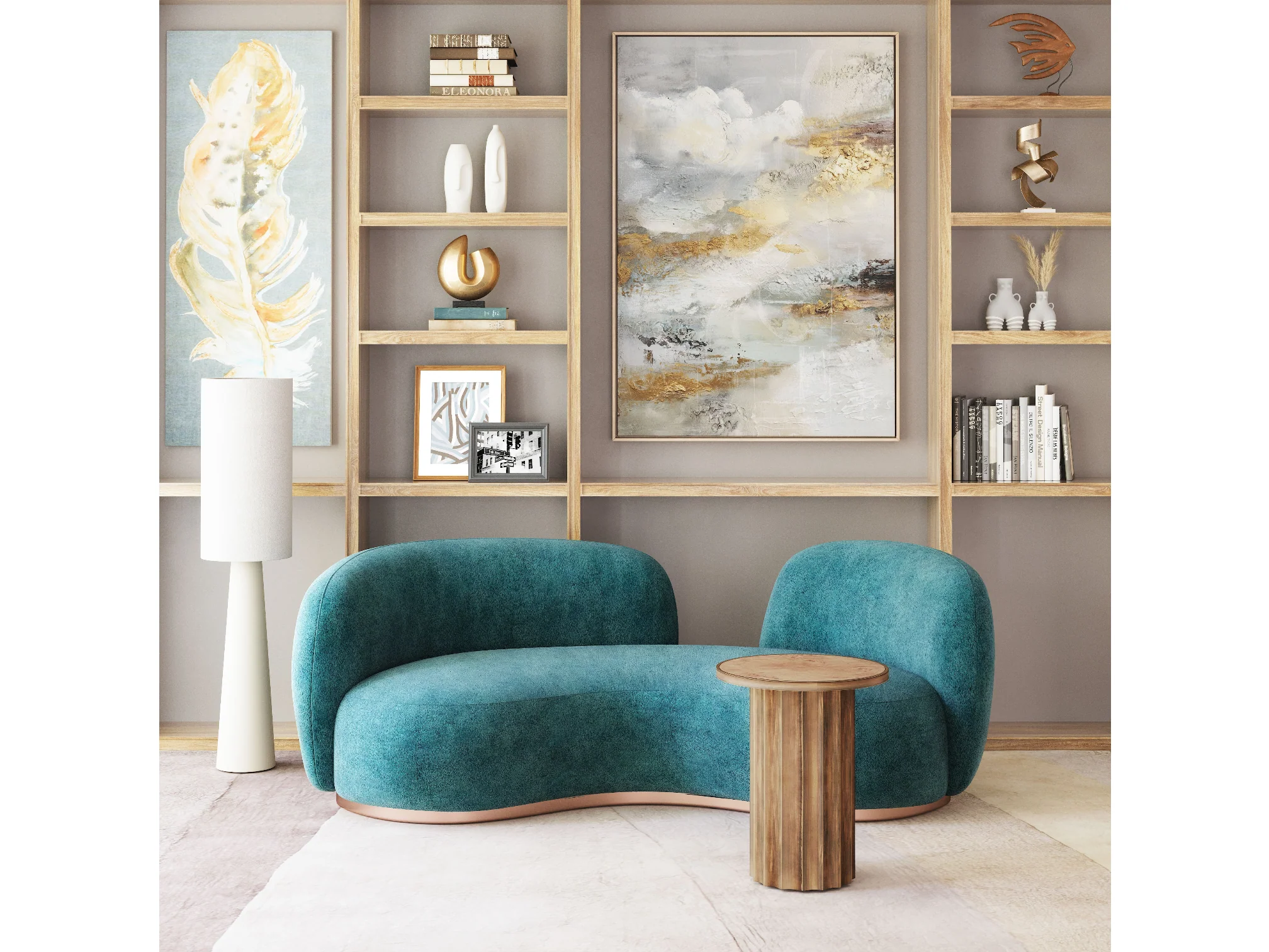 Jasmine Sofa Teal - Image 13