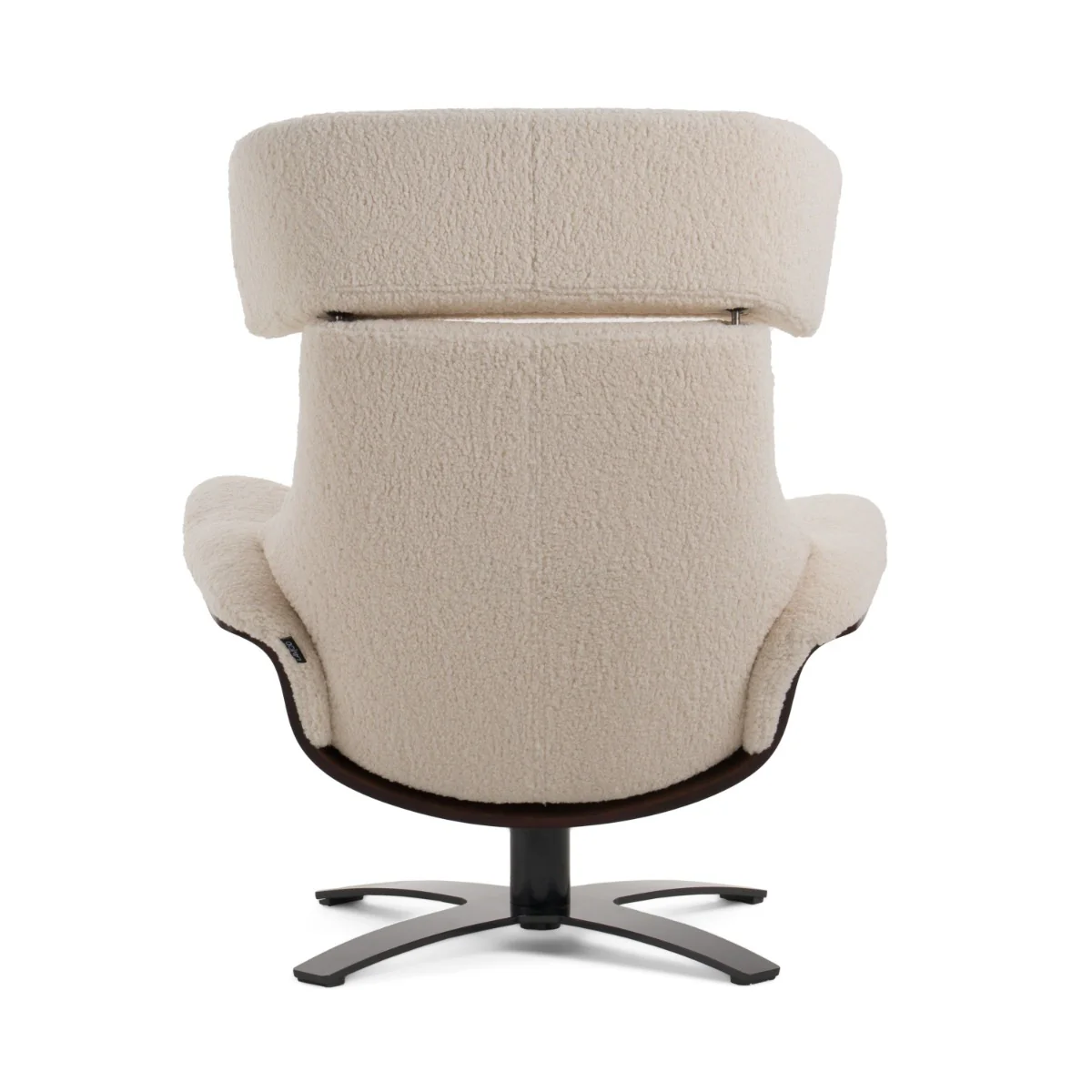 Kenora Modern Beige Lounge Chair & Ottoman - Image 9