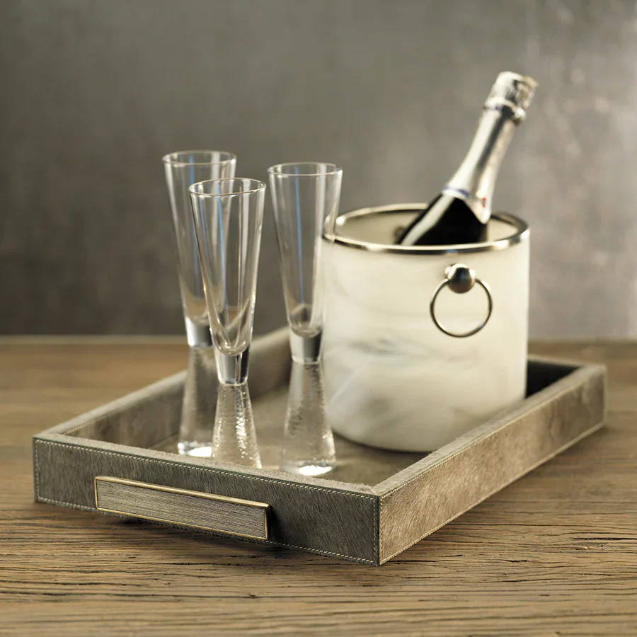 Livogno Champagne Flute On Hammered Stem, Set Of 4 - Image 5