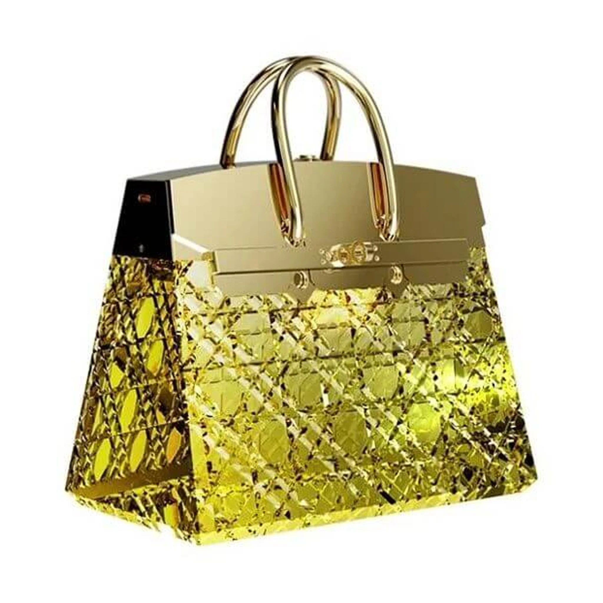 Luxurious Designer Crystal Bag Lamp - Image 11