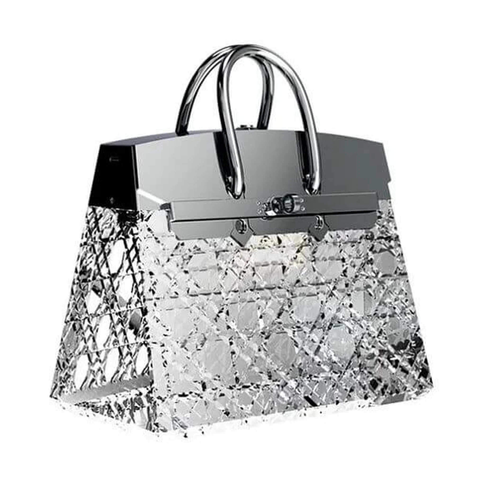 Luxurious Designer Crystal Bag Lamp - Image 16