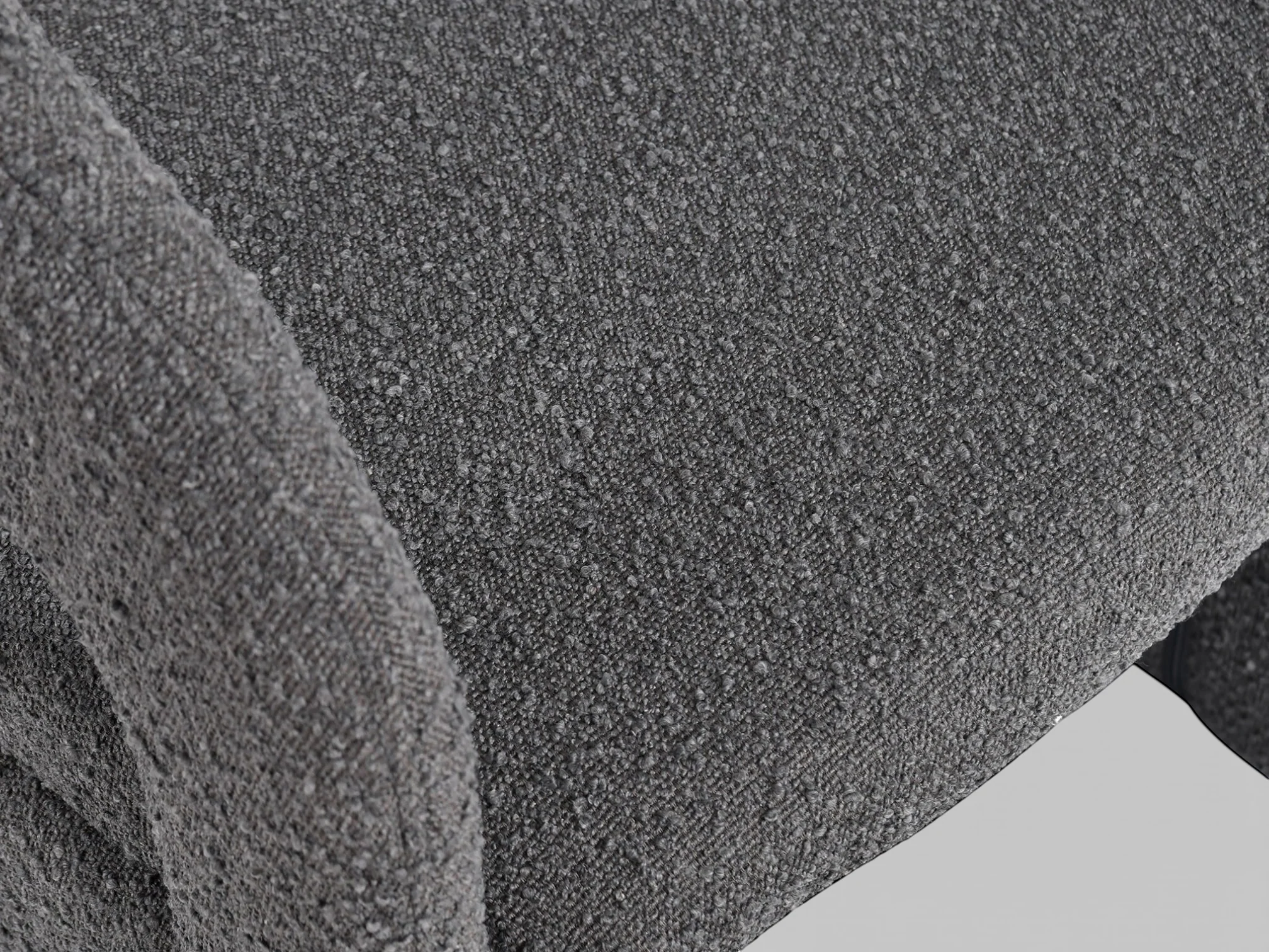 Luzia Gray Bouclé Dining Chair - Image 7