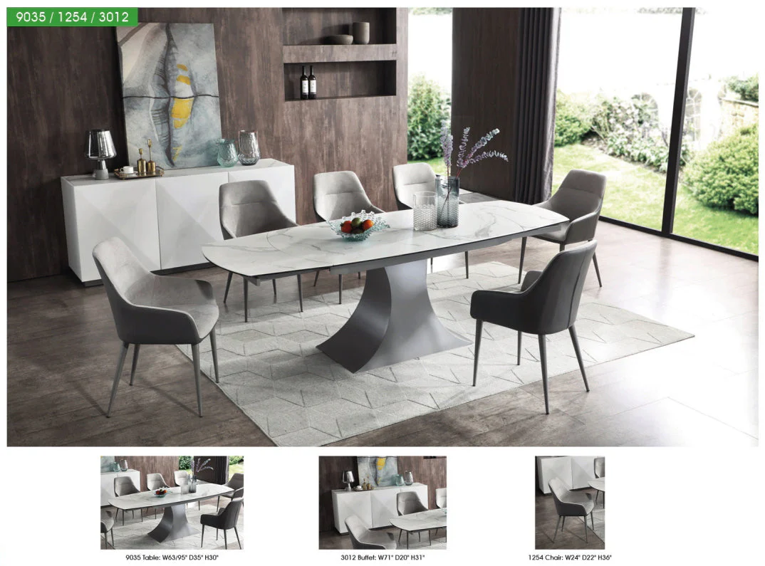 Magnolia Ceramic Dining Marble Table - Image 15