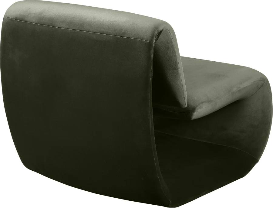 Maple Velvet Upholstered Accent Chair - Image 44