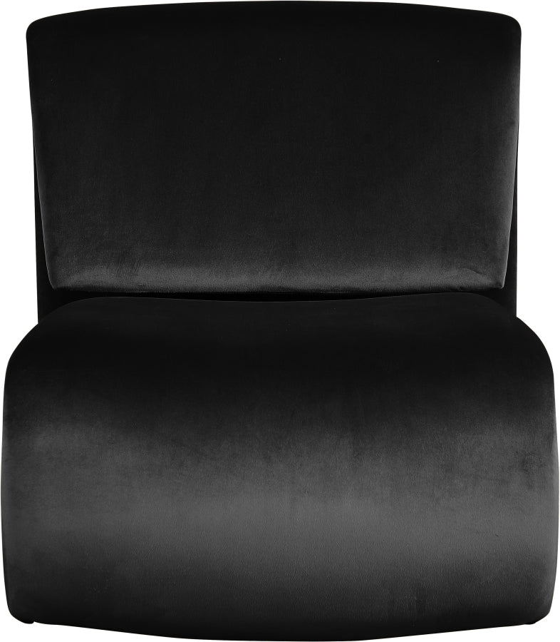 Maple Velvet Upholstered Accent Chair - Image 6