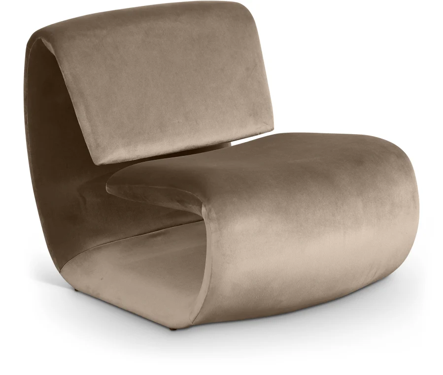 Maple Velvet Upholstered Accent Chair - Image 74
