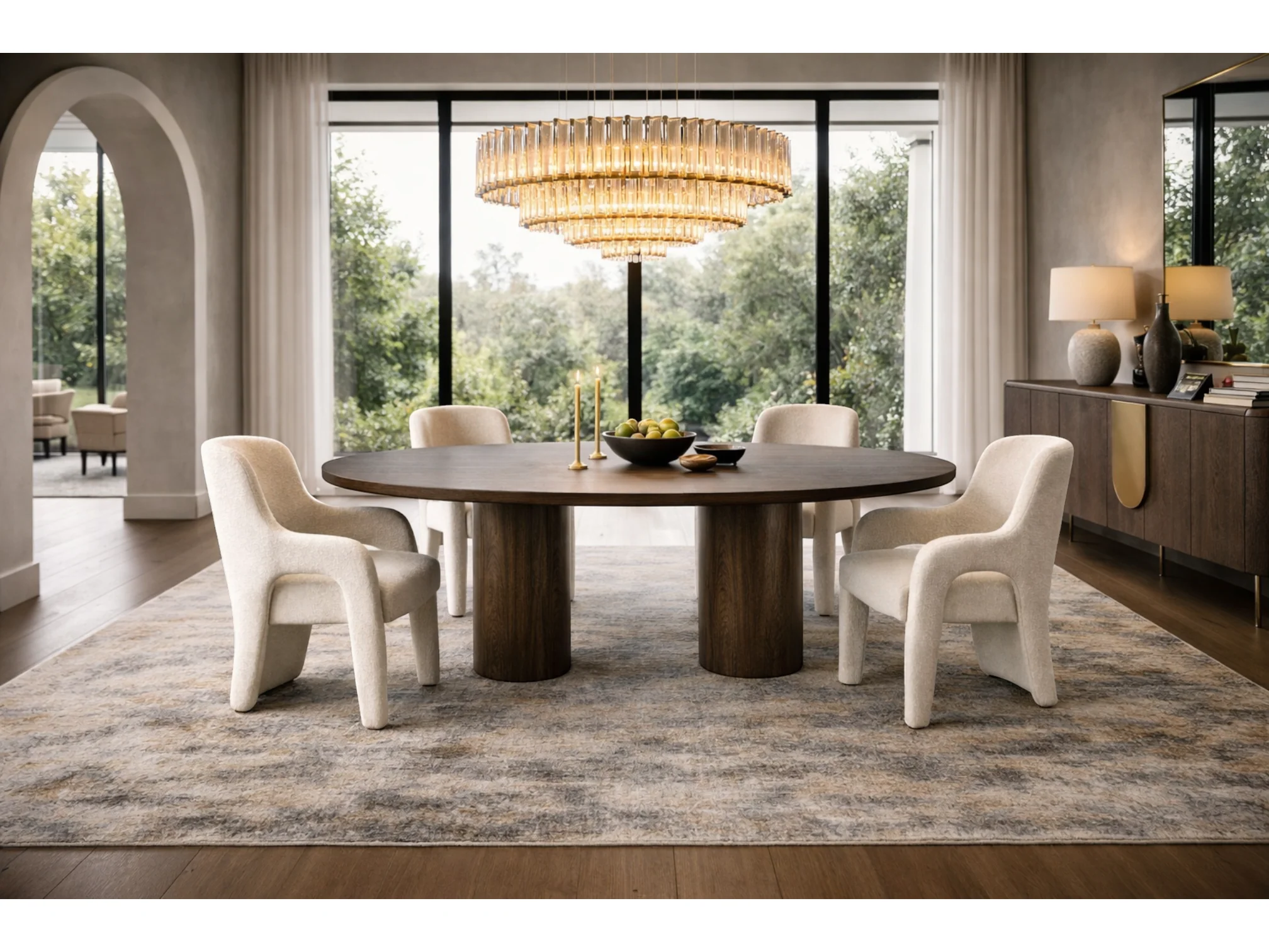 Mara Coast Upholstered Dining Arm Chair - Image 4