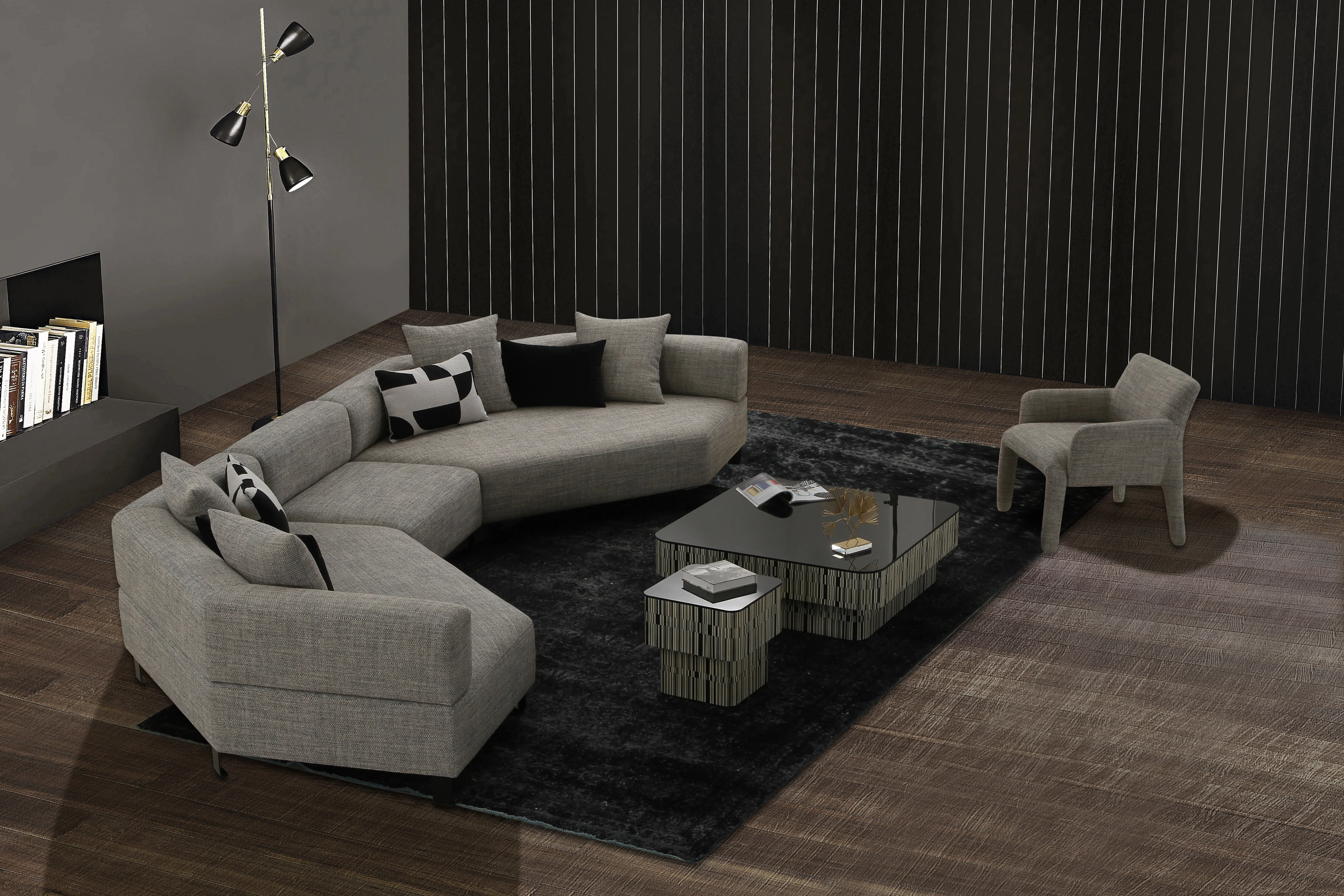 Mcallister 3-Piece Sectional in Performance Fabric - Image 5