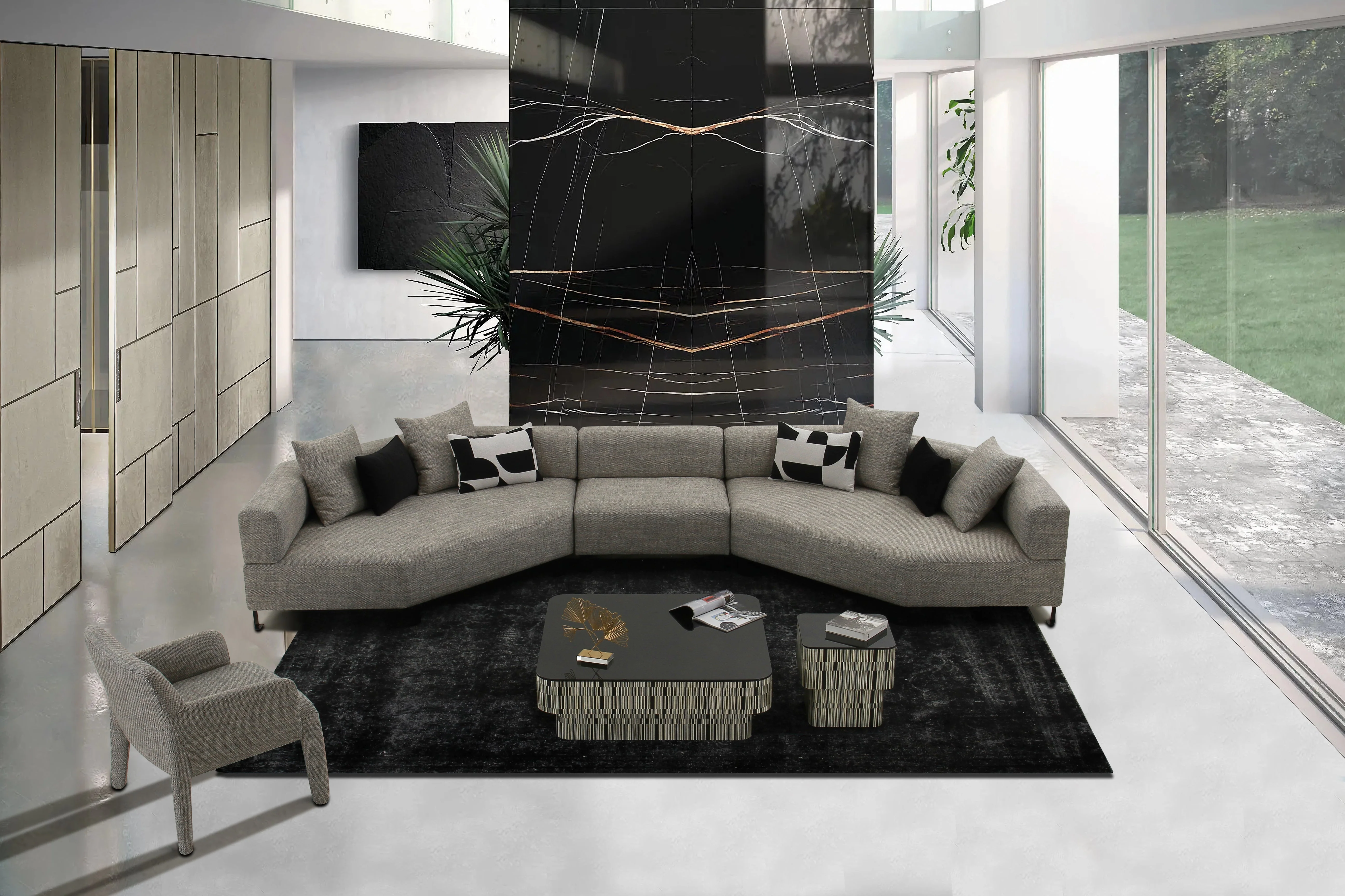 Mcallister 3-Piece Sectional in Performance Fabric - Image 6