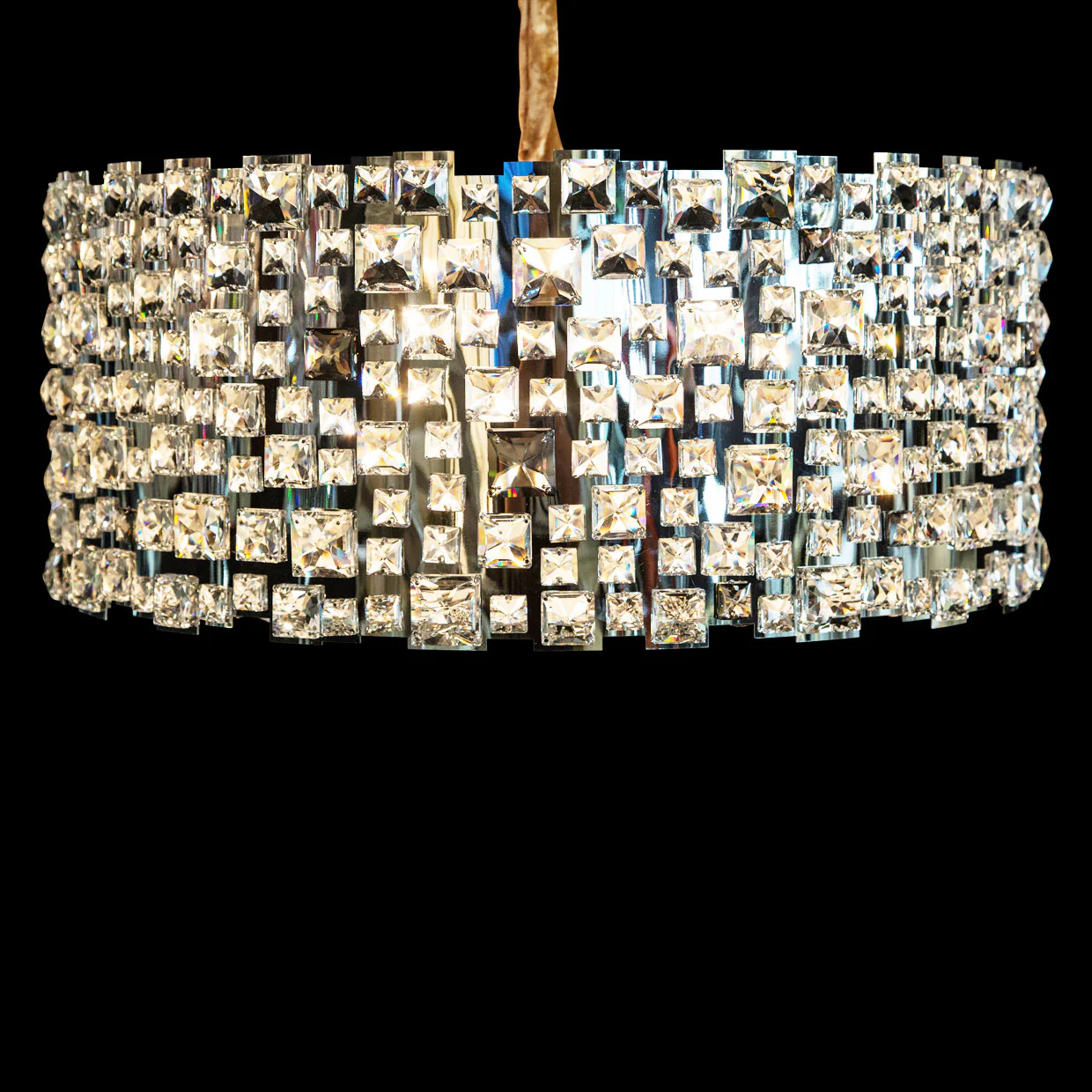 Michael Amini Facets Clear Crystal Pendant - Image 3