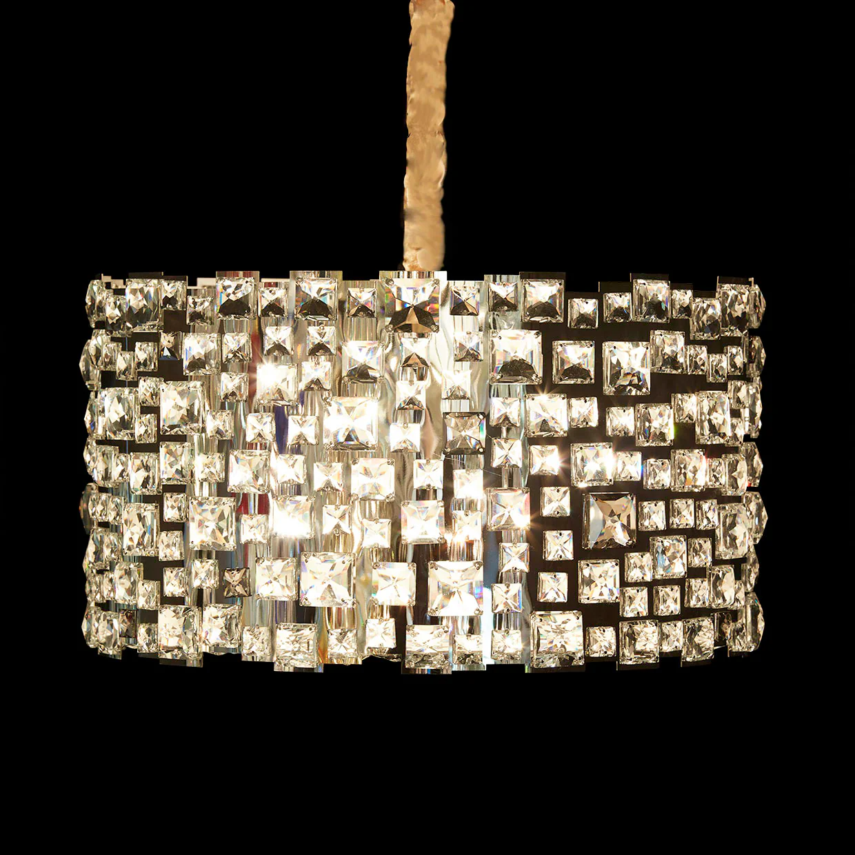 Michael Amini Facets Clear Crystal Pendant - Image 4