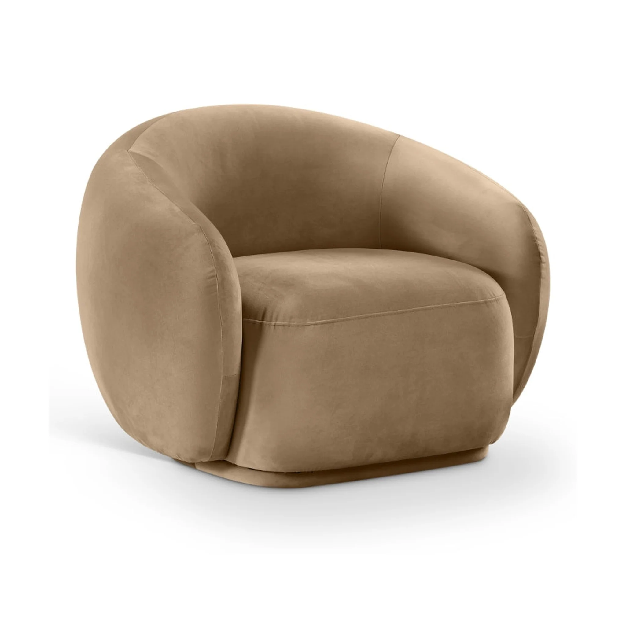 Mirage Velvet Upholstered Fabric Accent Chair - Image 63