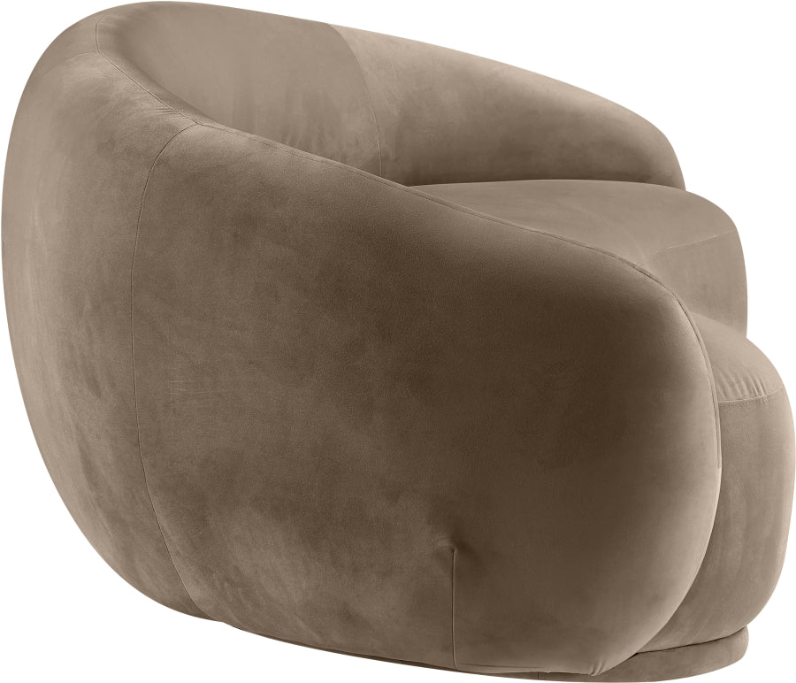 Mirage 95" Velvet Upholstered Fabric Sofa - Image 28