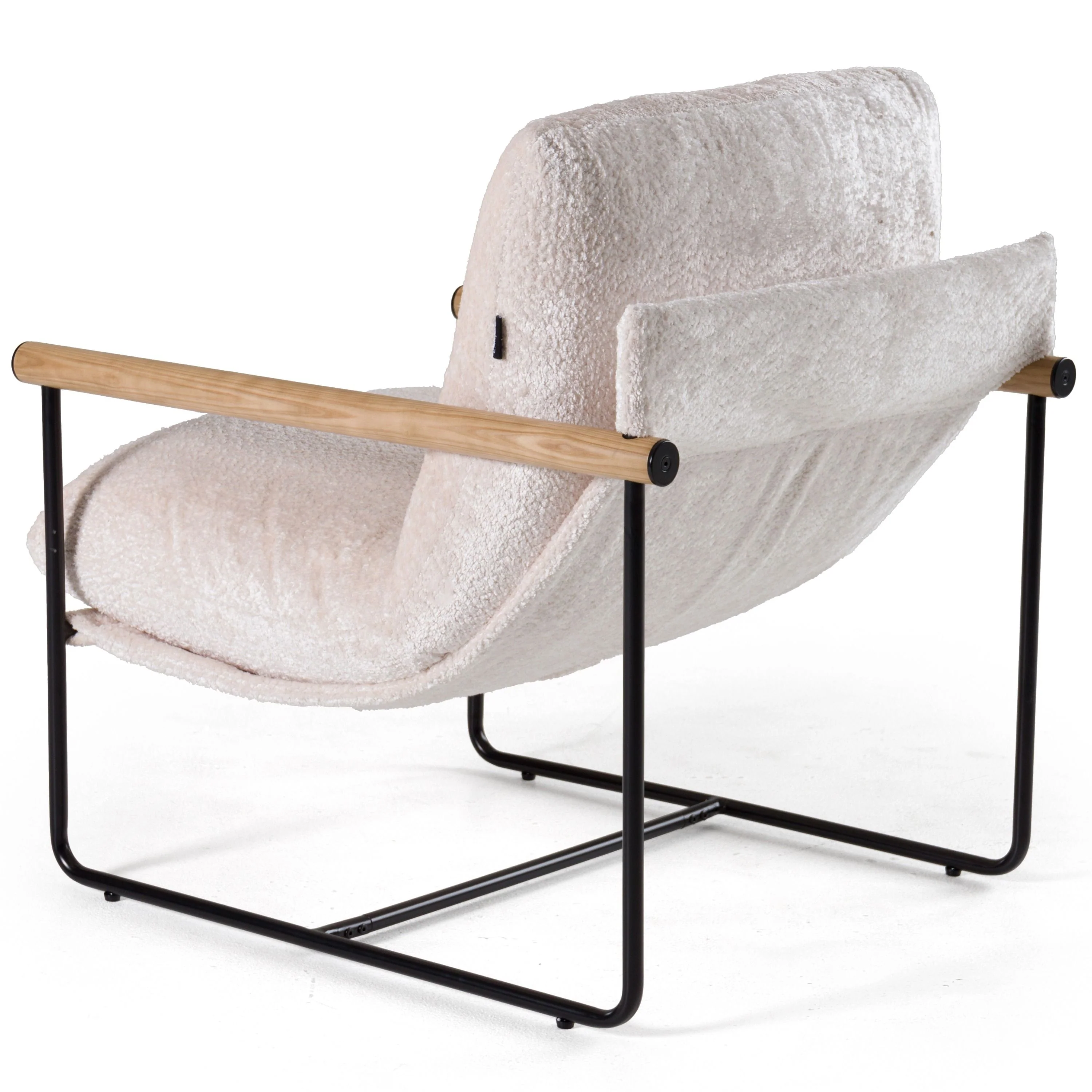 Mooraker Modern Beige Fabric Accent Chair - Image 7