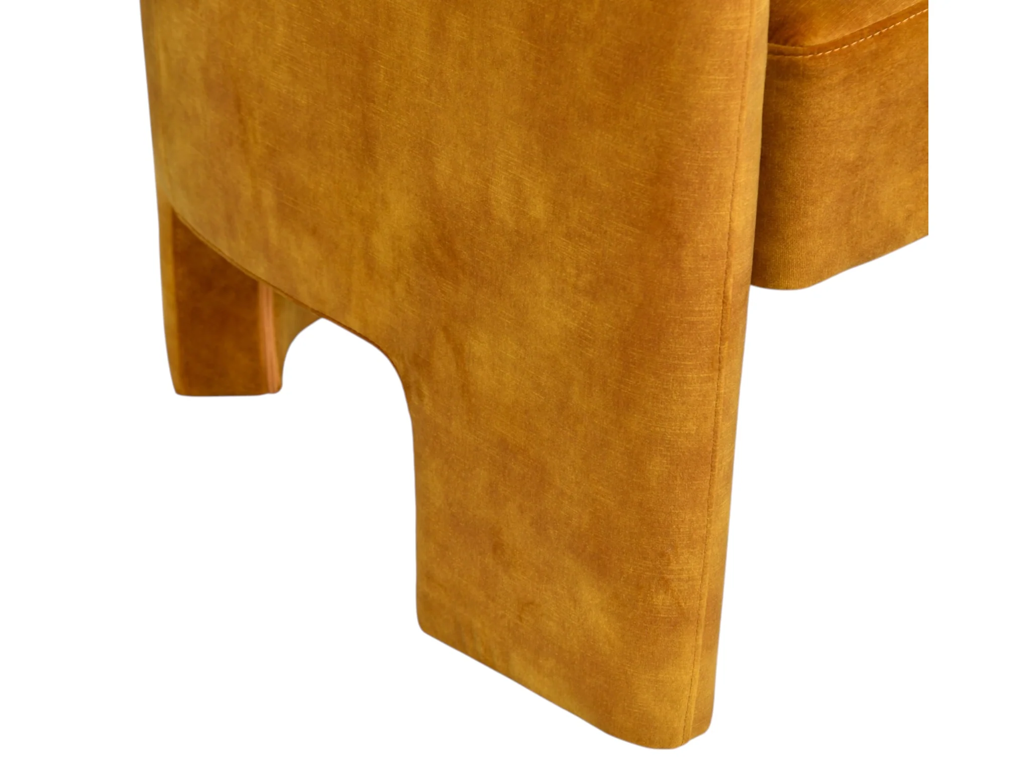 Nera Saffron Velvet Upholstered Dining Chair - Image 10