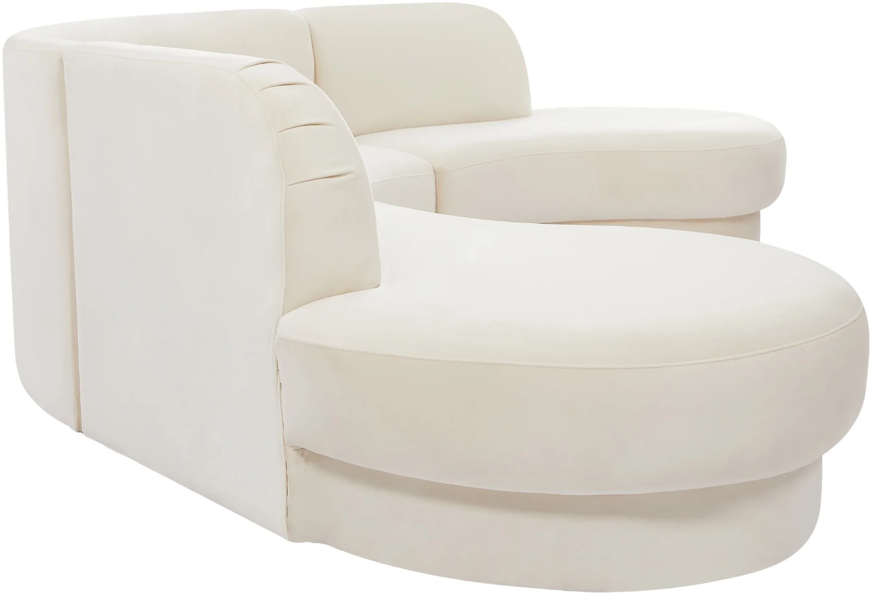 Novara Velvet 3-Piece. Sectional - Image 14