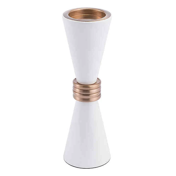 Olga Candle Holder Black & Gold - Image 4
