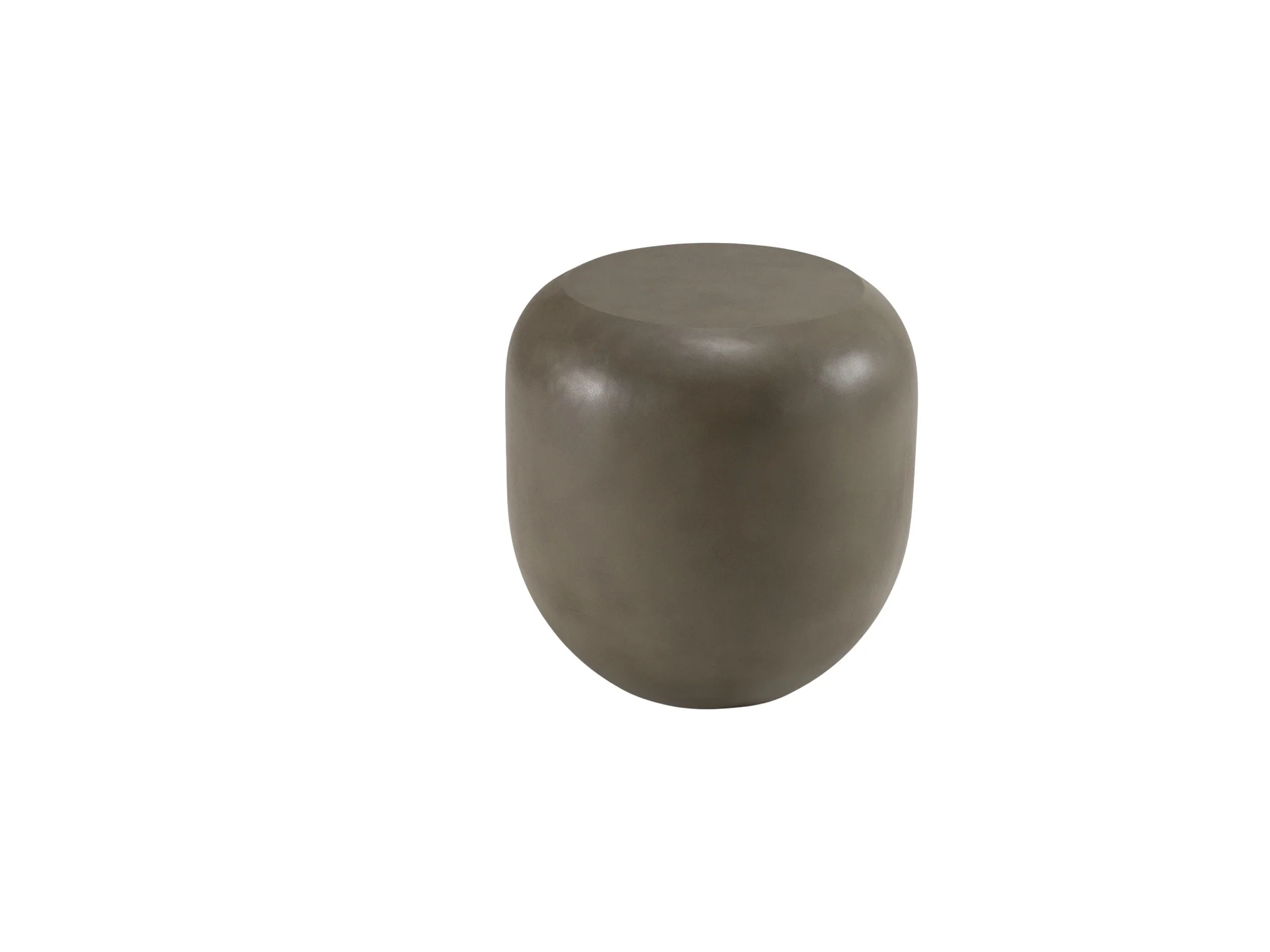 Ostra - Modern Dark Grey Concrete End Table - Image 4
