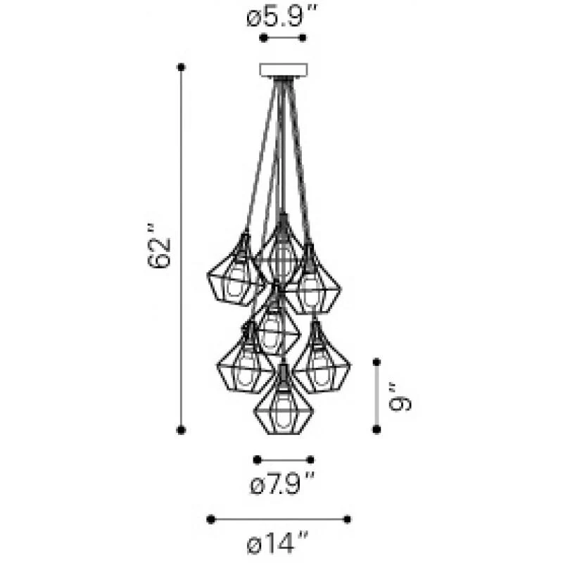 Palmerston Ceiling Lamp - Image 5