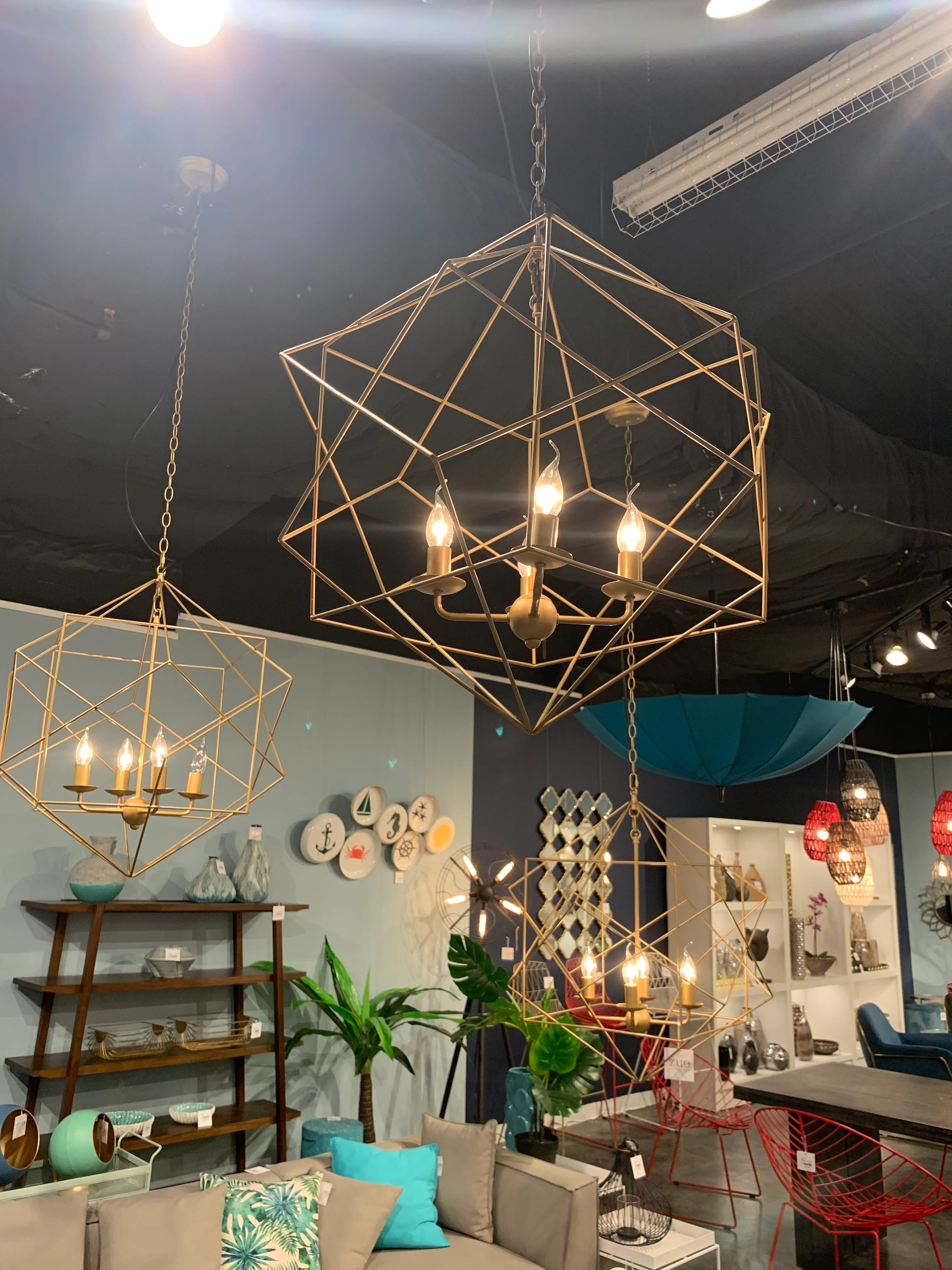 Penta Ceiling Lamp Gold - Image 7