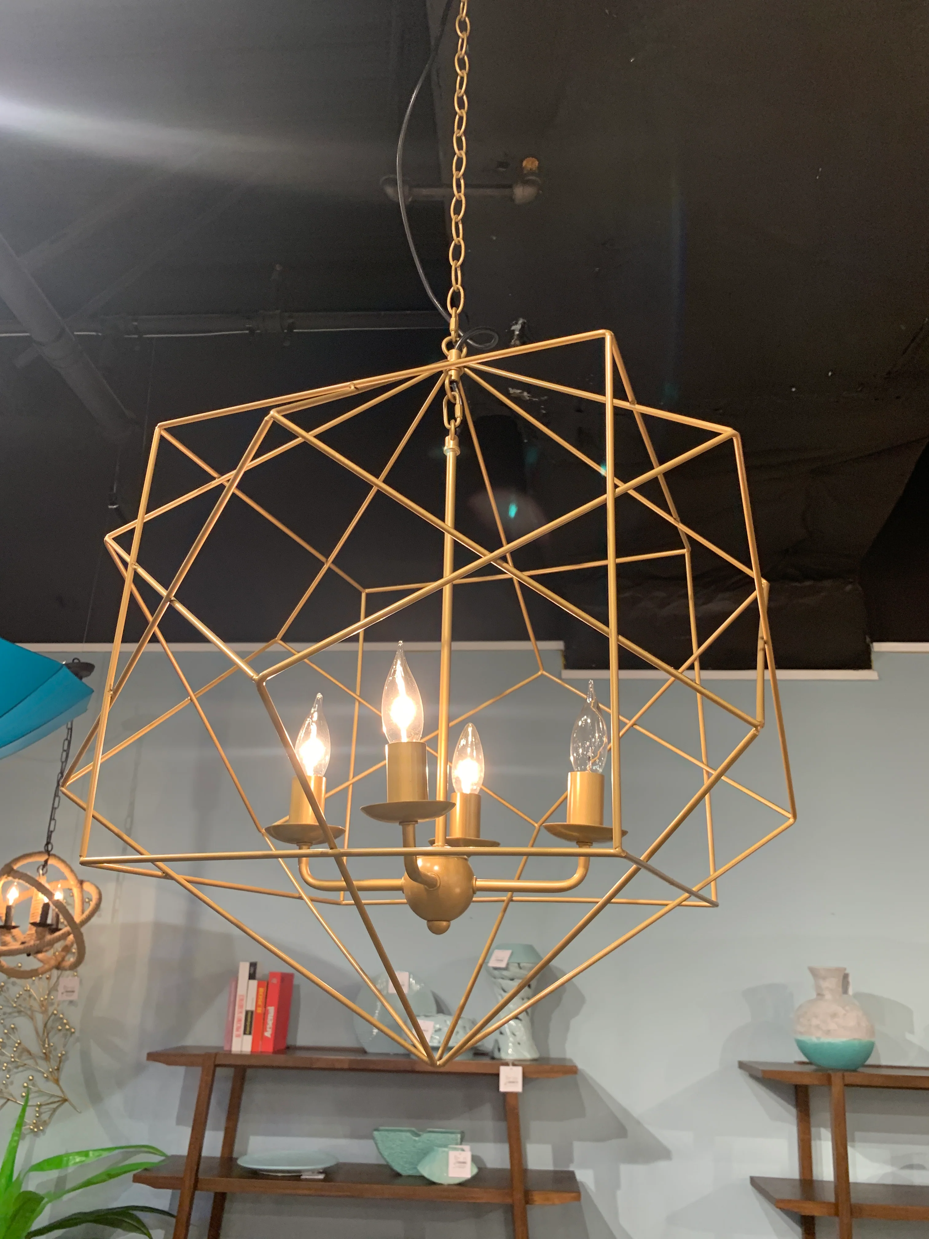 Penta Ceiling Lamp Gold - Image 8
