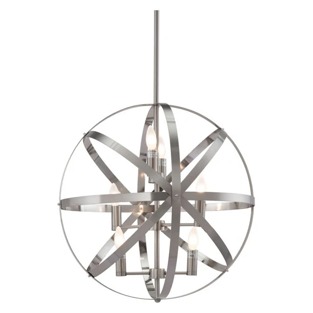 Perla Pendant Chandelier Satin Nickel - Image 5