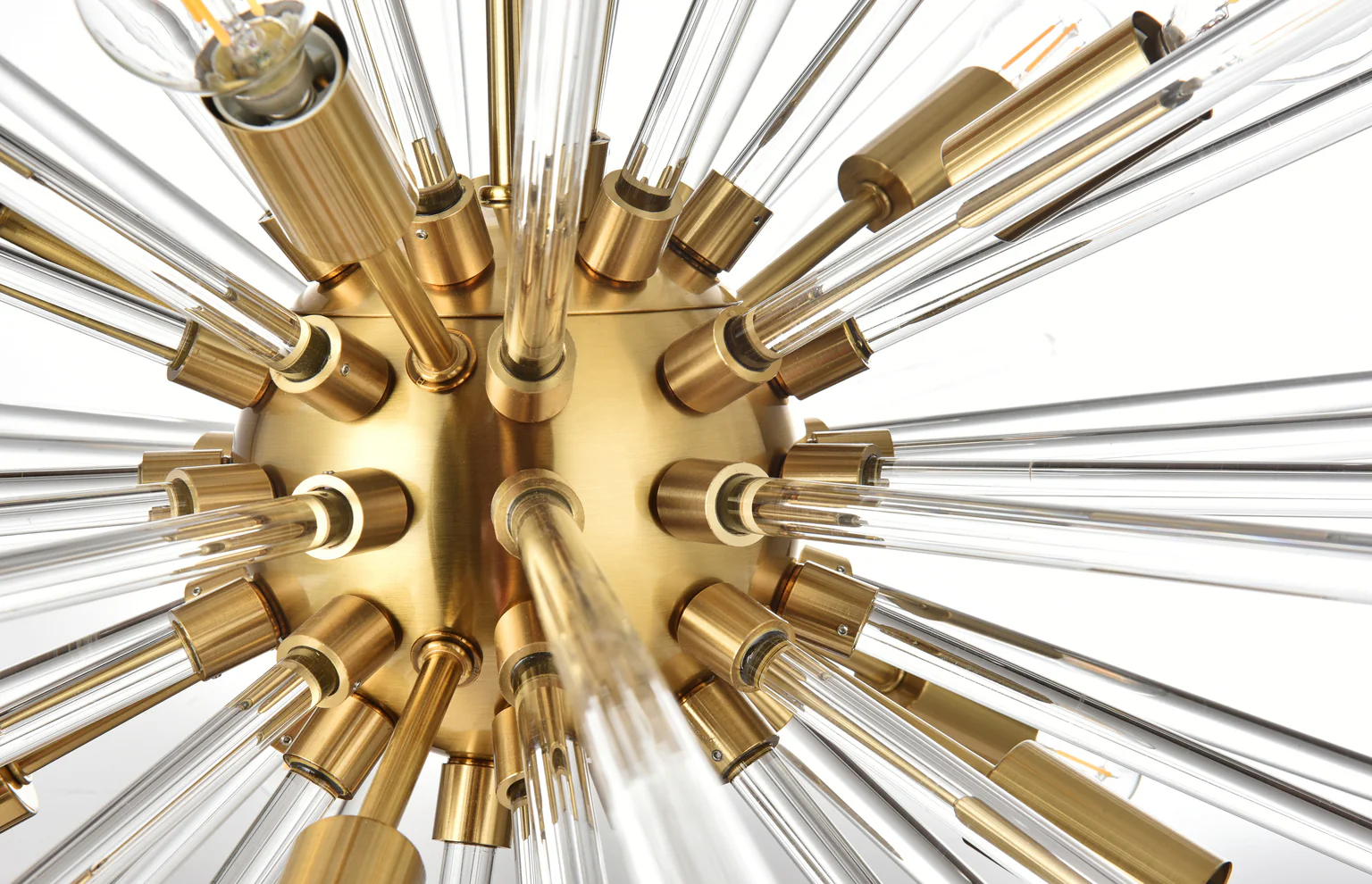 Porto 10 Light 36" Wide Crystal Sputnik Chandelier With Clear Royal Cut Crystals Gold - Image 3