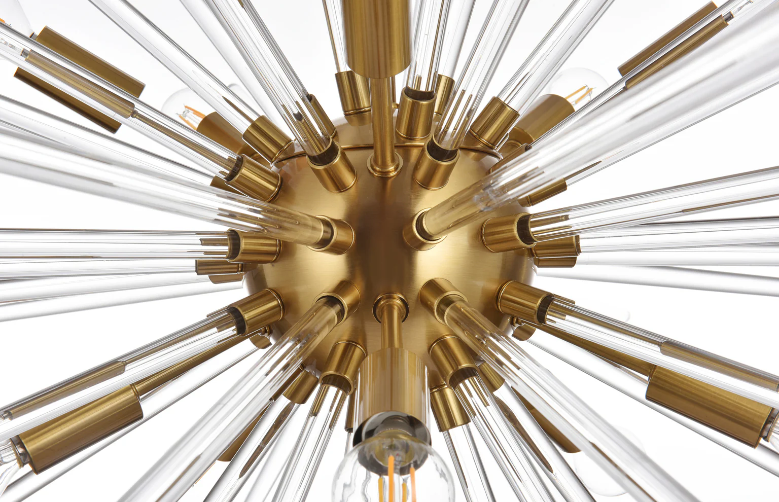 Porto 10 Light 42" Wide Crystal Sputnik Chandelier With Clear Royal Cut Crystals Gold - Image 7