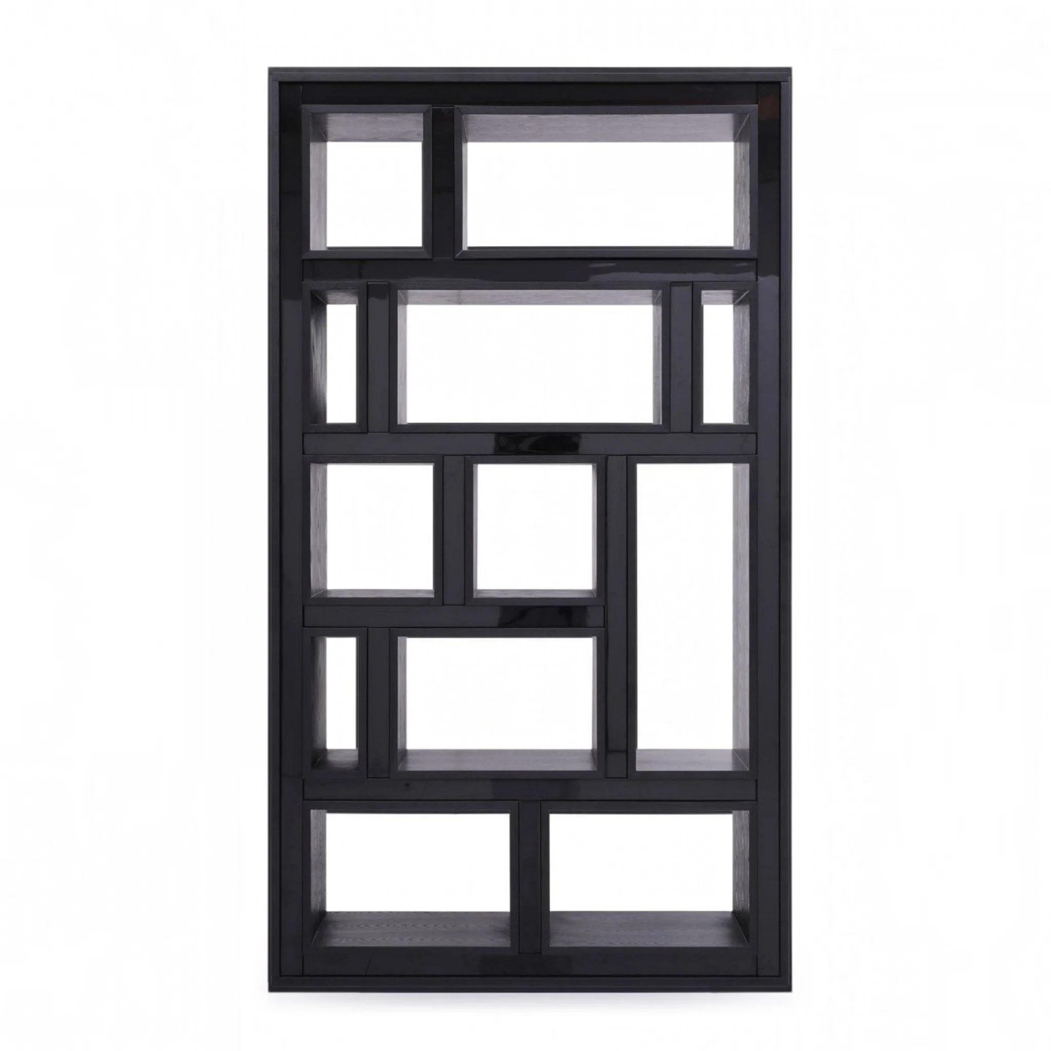Prada - Contemporary Black Ash Bookcase