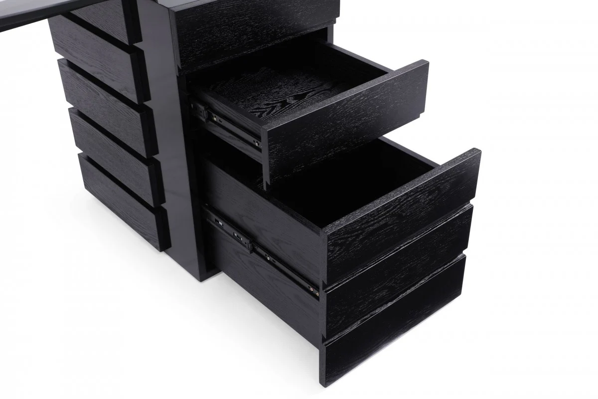 Prada - Contemporary Black Ash Desk - Image 13