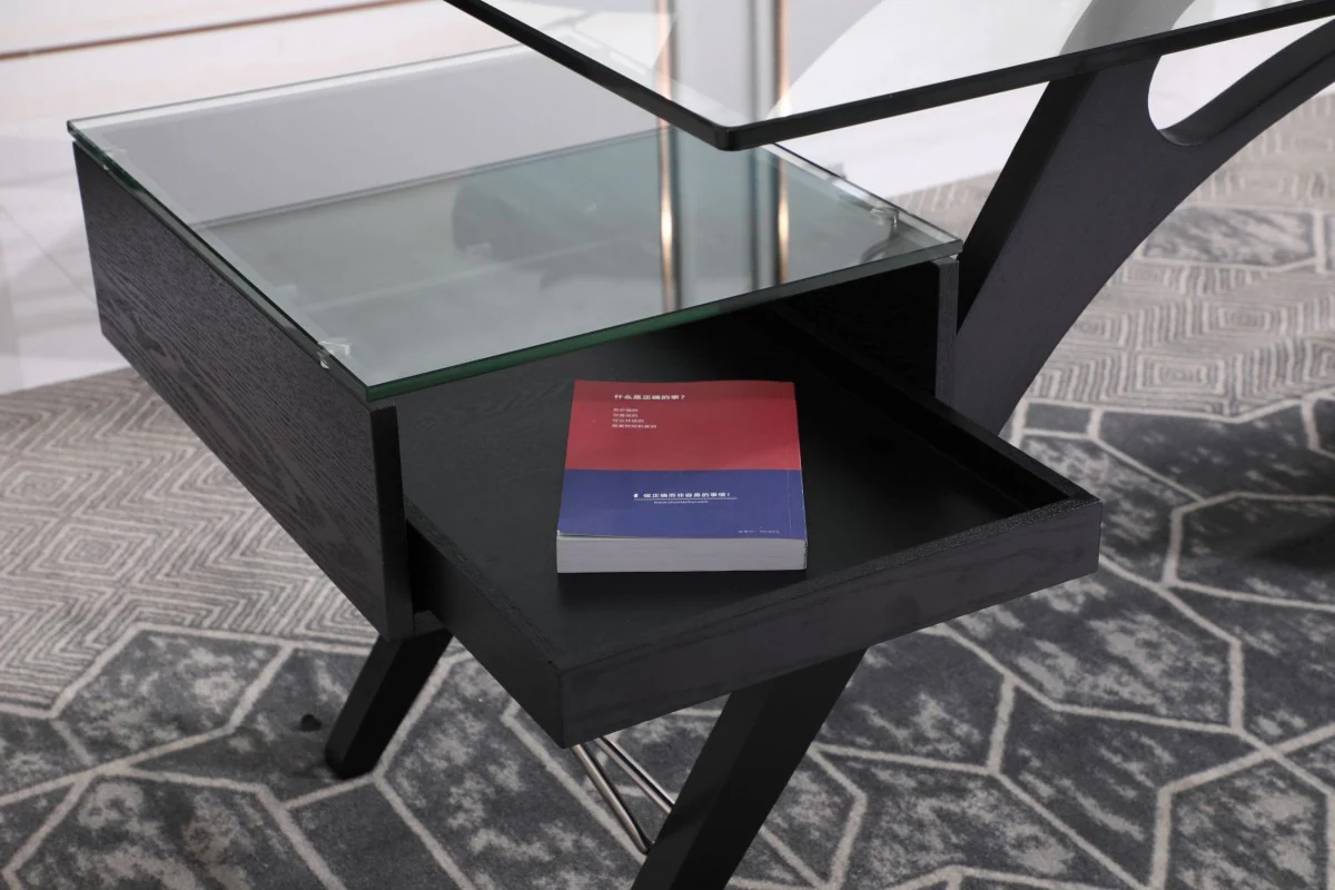 Prada - Contemporary Black Ash Desk - Image 7
