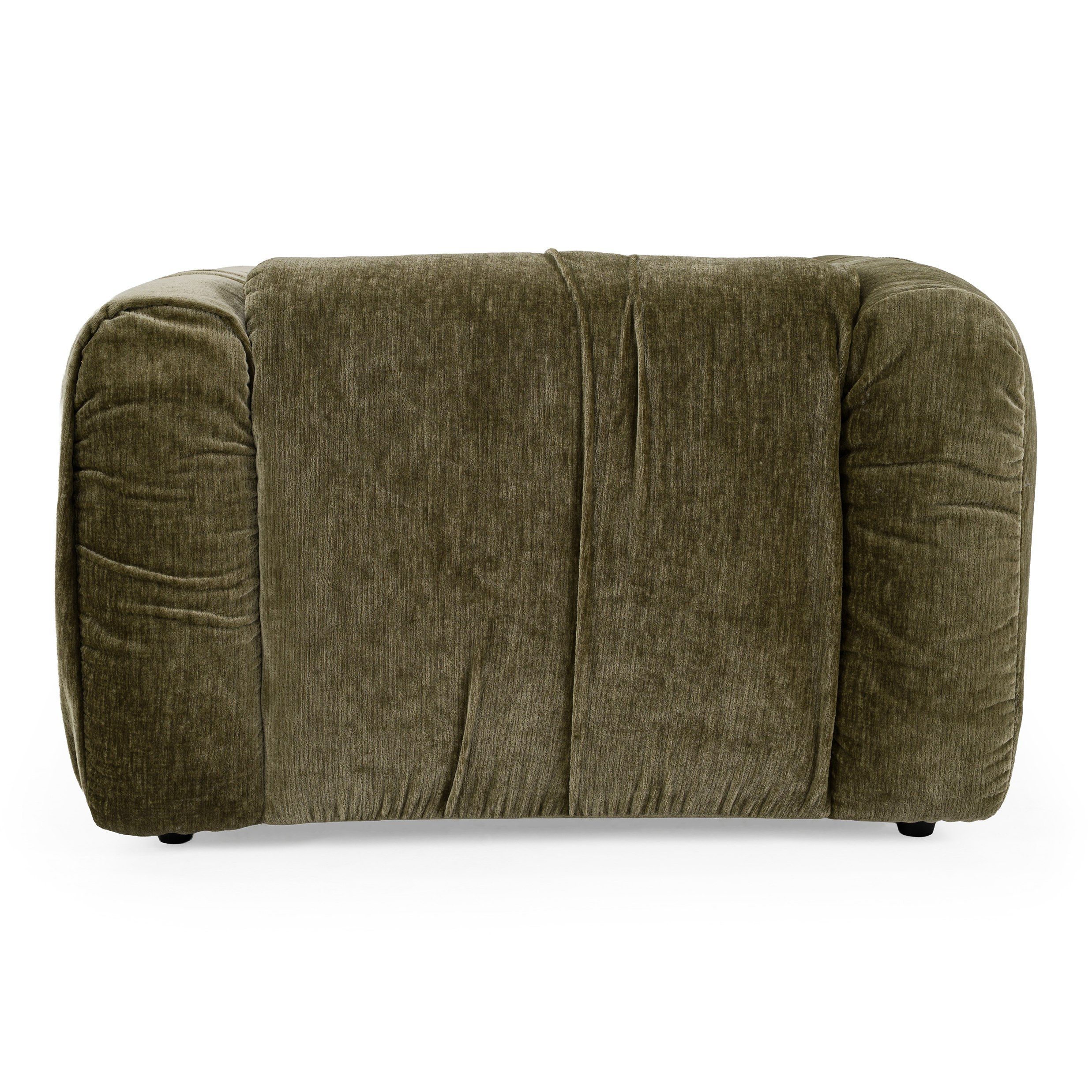 Rivani Olive Green Fabric Lounge Chair - Image 6