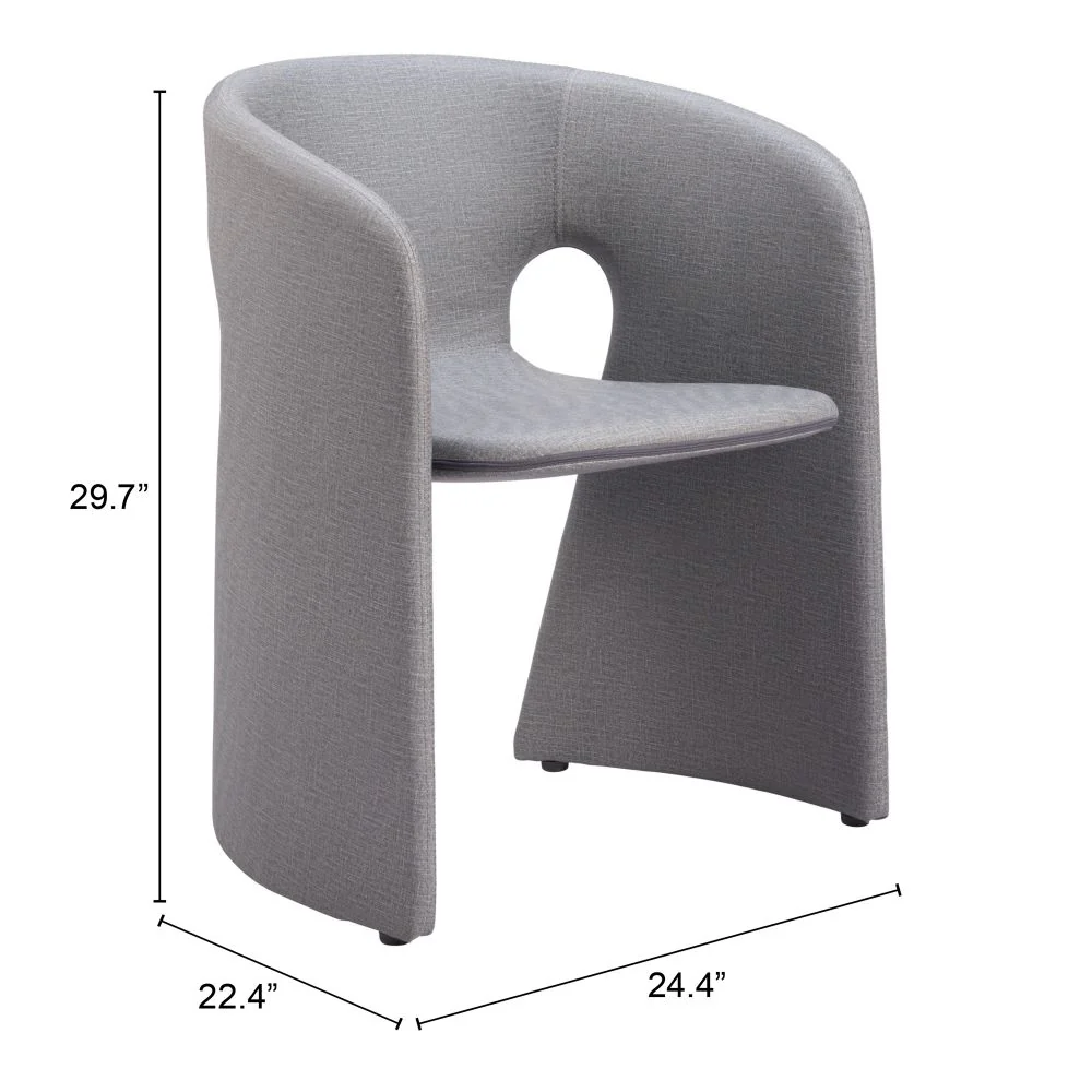 Rosyth Dining Chair Slate Gray - Image 8