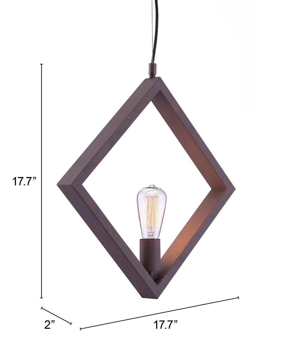 Rotorura Ceiling Lamp Rust - Image 4