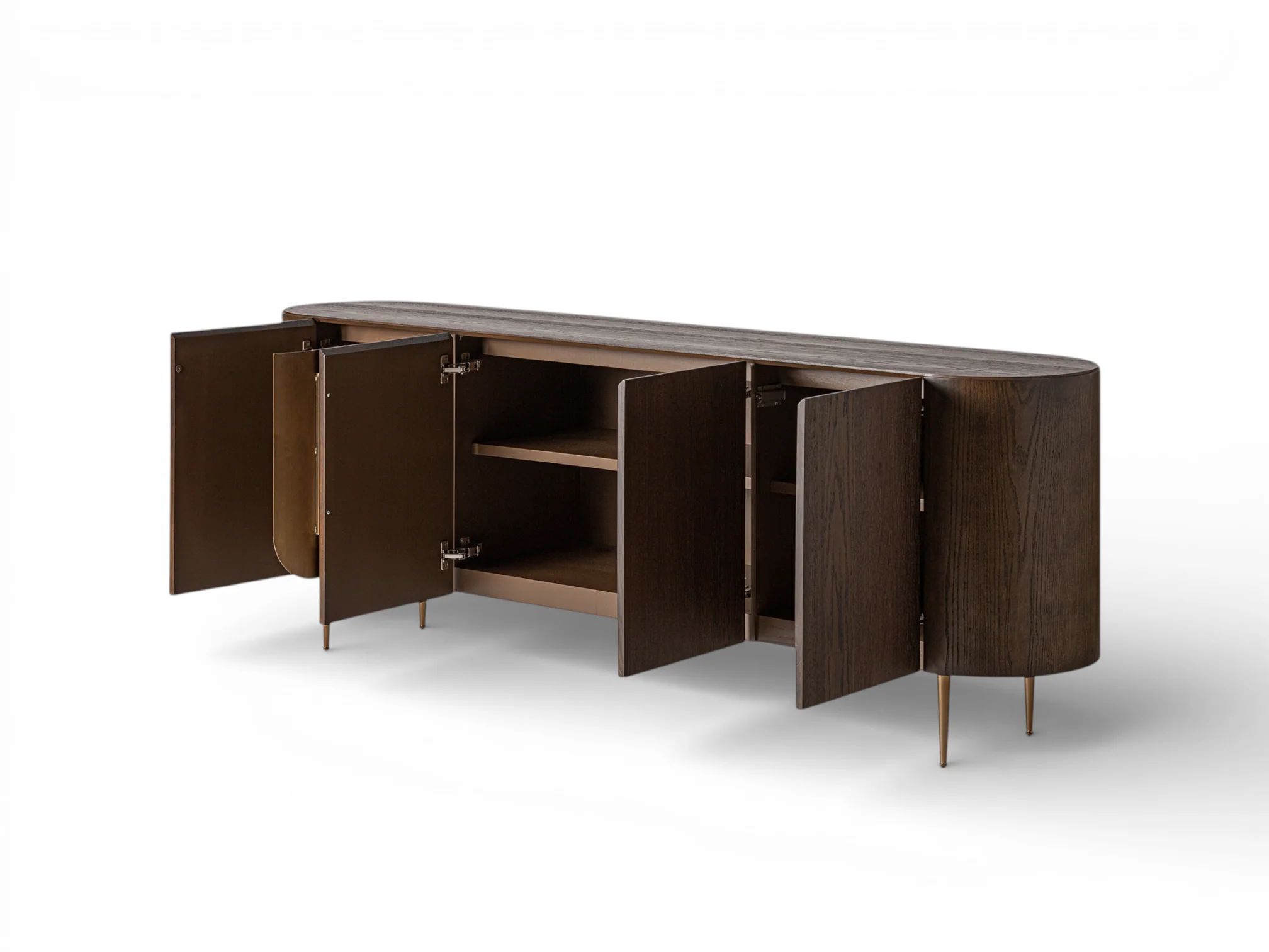 San Mateo Caramel Oak Sideboard - Image 10