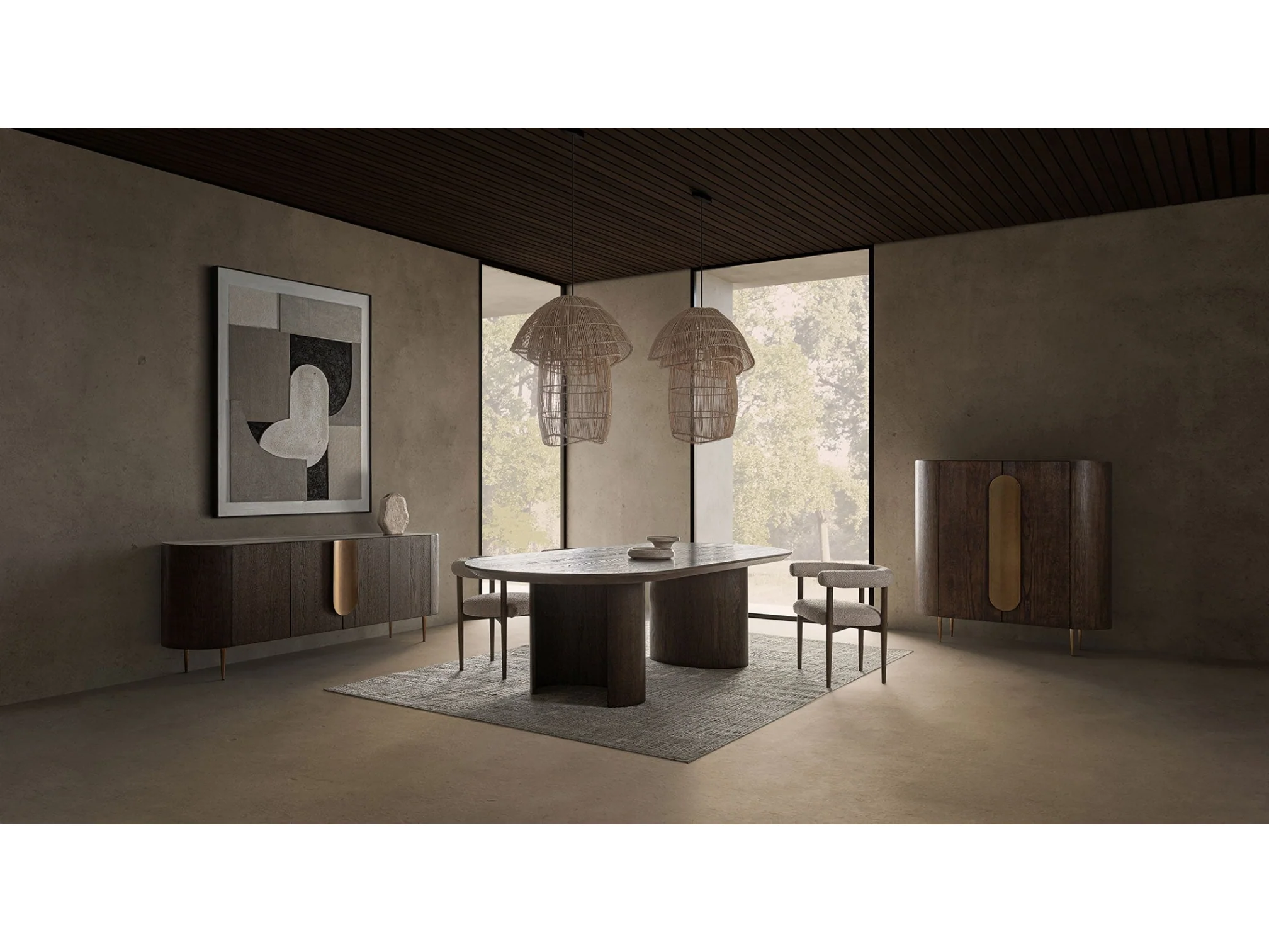 San Mateo Caramel Oak Sideboard - Image 7
