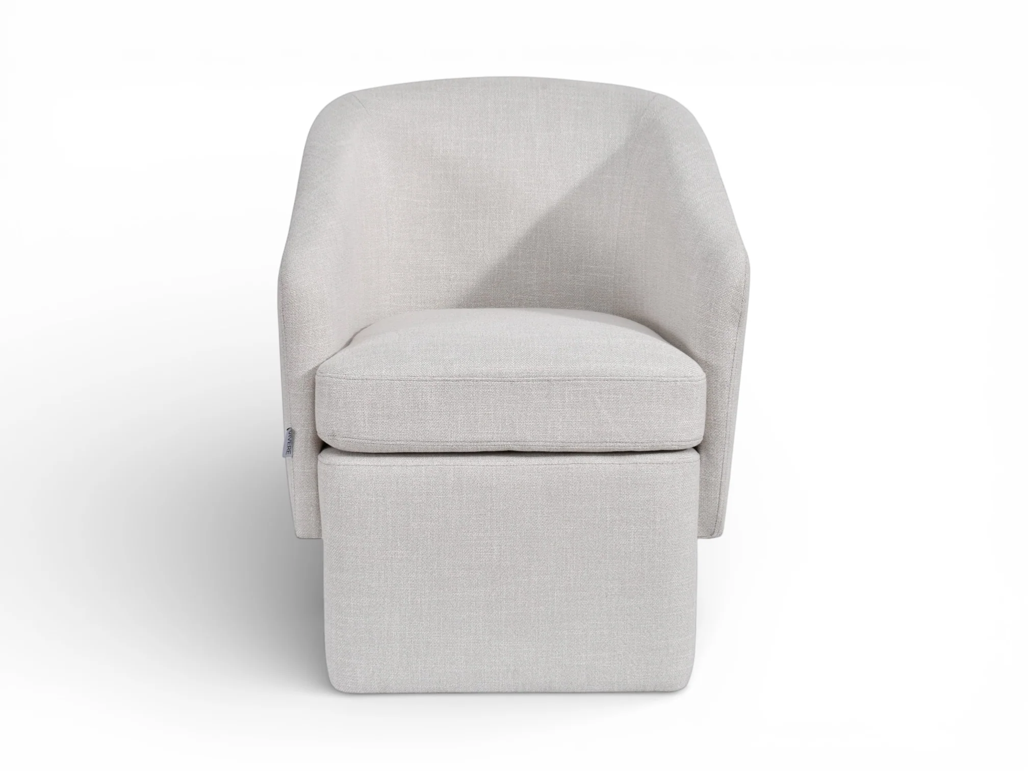 Siena Natural Performance Linen Weave Dining Chair - Image 3