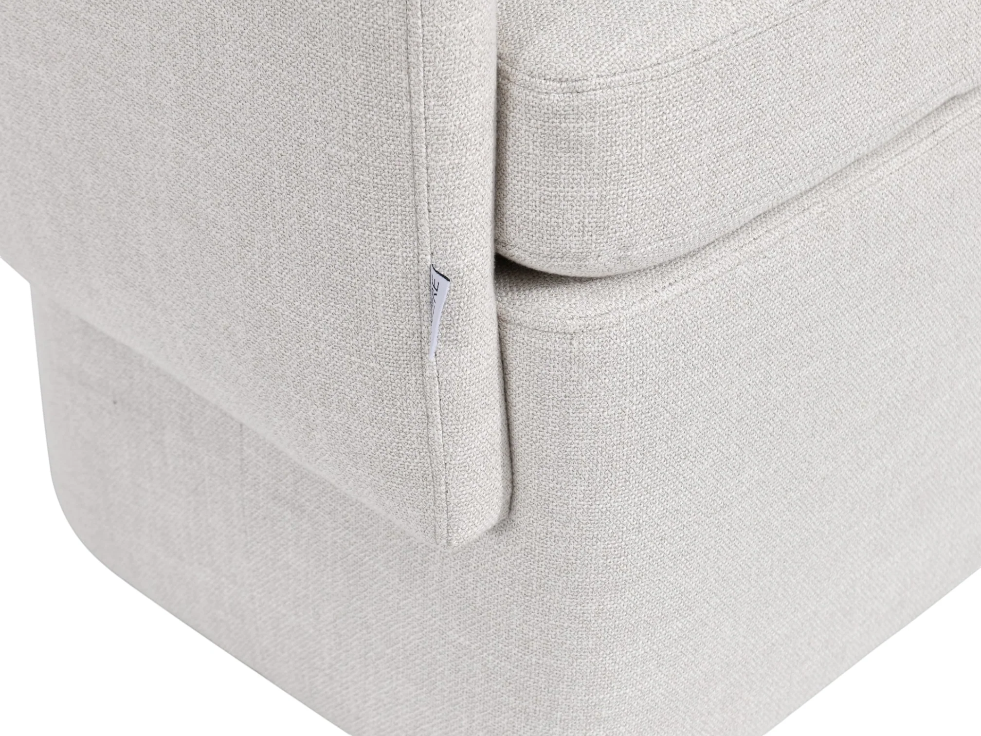 Siena Natural Performance Linen Weave Dining Chair - Image 9