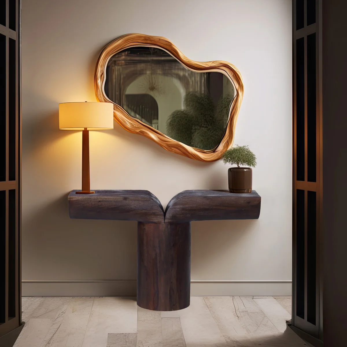 Tee Console Table Brown - Image 3