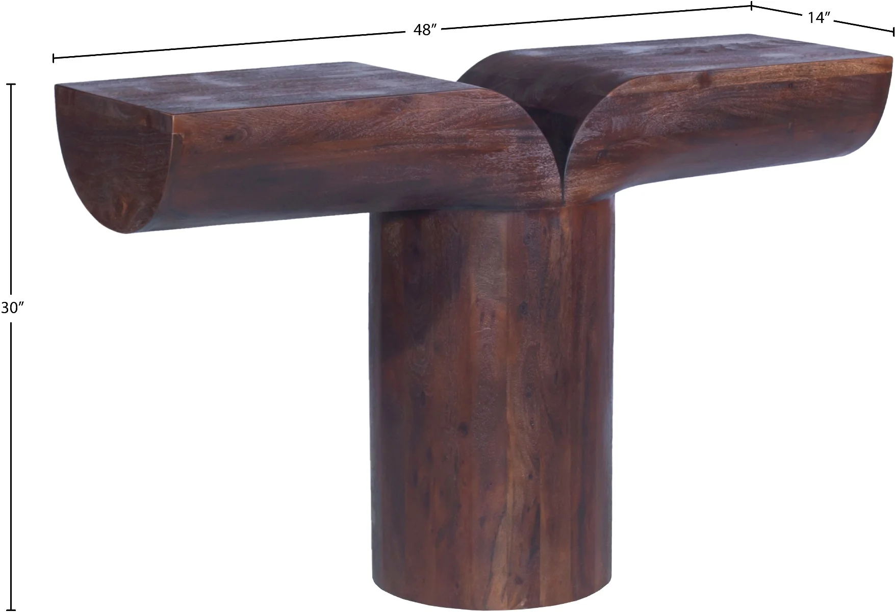 Tee Console Table Brown - Image 8
