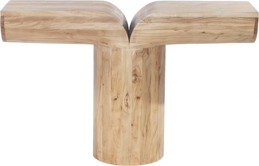 Tee Console Table Oak - Image 3