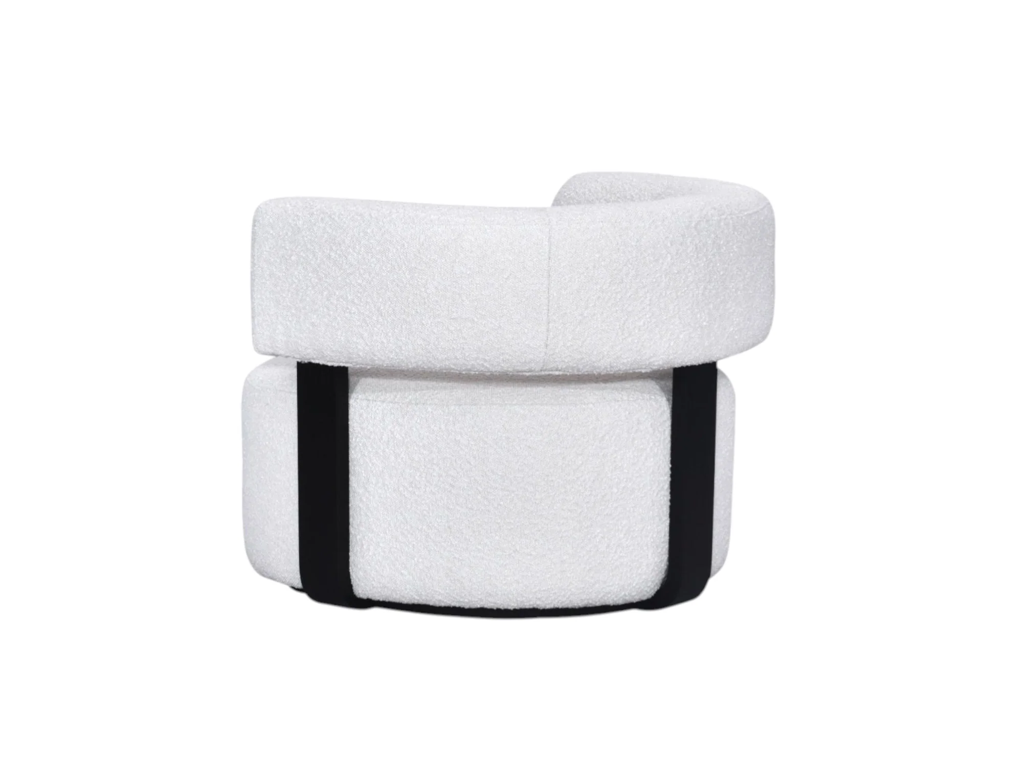 Vortex Boucle Chair & Ottoman - Image 20