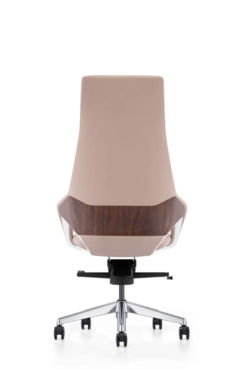 Wall Street Modern Beige High Back Executive Office Chair - Image 6
