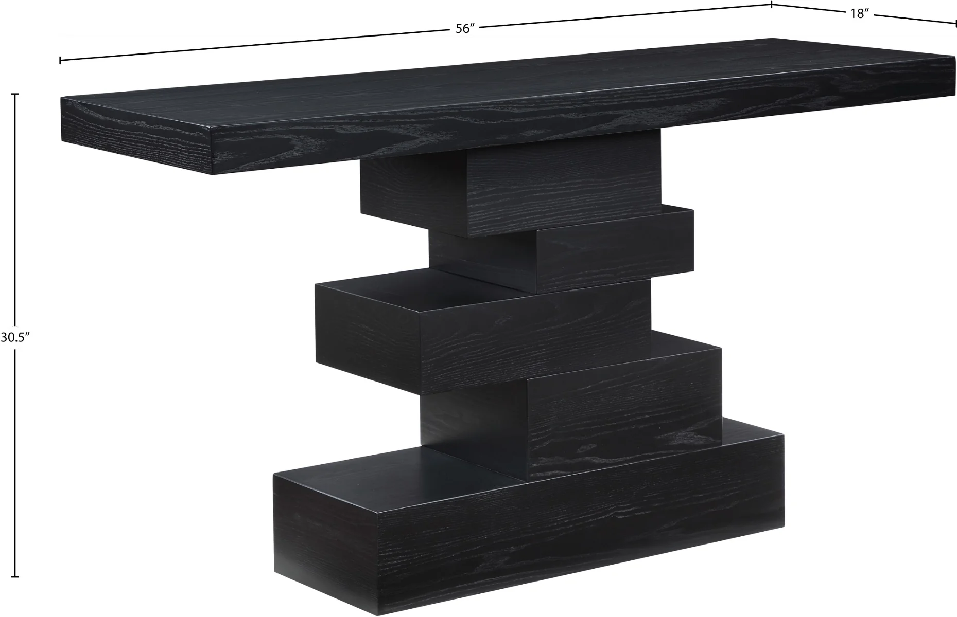 Westmount Console Table Black - Image 8
