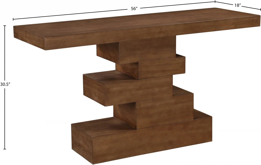 Westmount Console Table Walnut - Image 3
