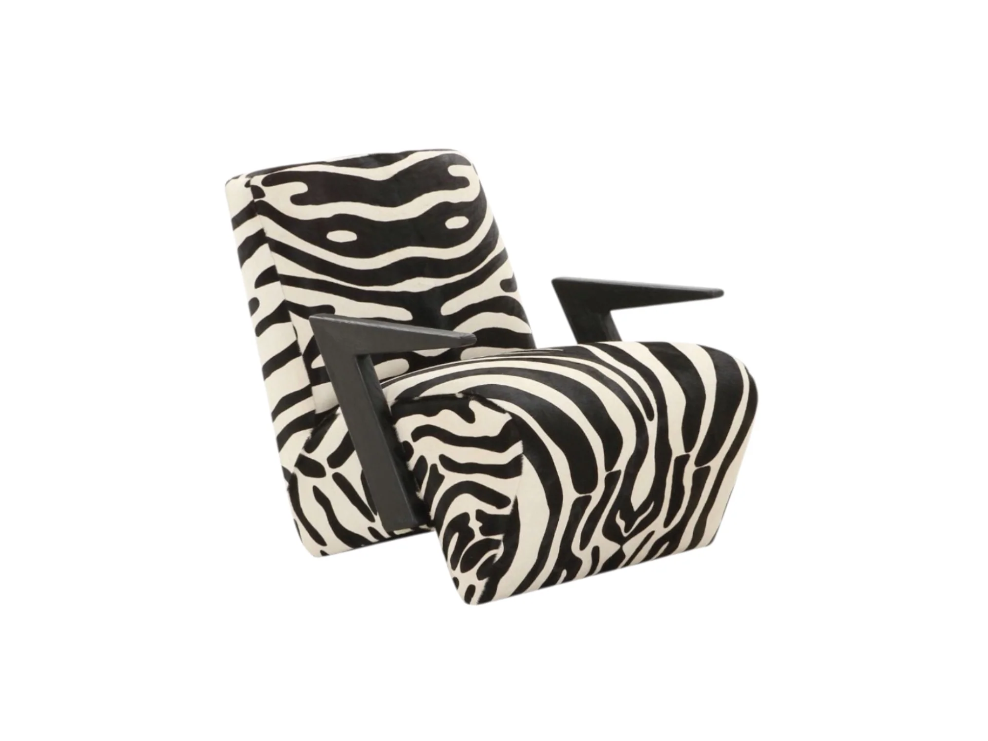 Zane Zebra Print Accent Chair - Image 2